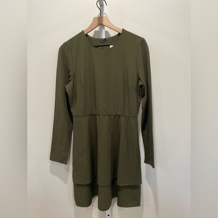 Hutch Olive Cami Tiered Dress Size 10