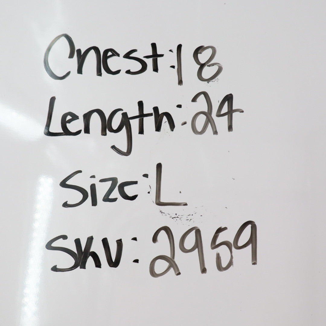 American Giant Ribbed Tank Top Racerback Size L Made in USA