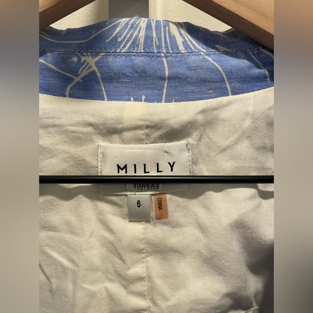 Milly Avery Waterlily Blazer Size 6