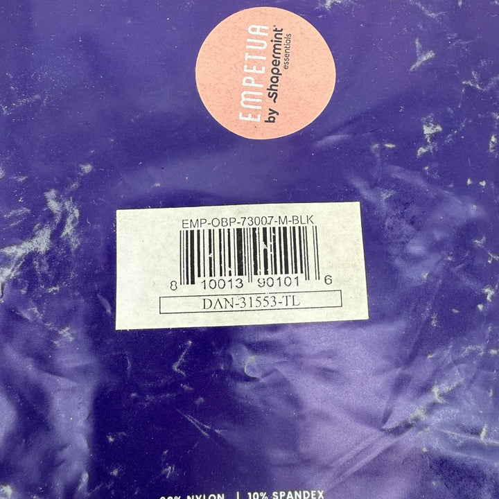 Empetua by Shapermint Open Bust Shaper Slip Womens Medium Black Adjustable Strap