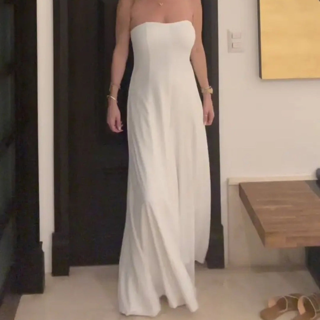 Rosetta Getty RTR Strapless Jumpsuit Size 12