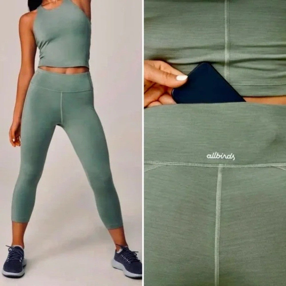 Allbirds Women's Natural Leggings Eco Friendly Sweat Wicking Size XXXL