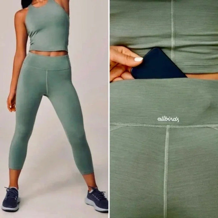 Allbirds Women's Natural Leggings Eco Friendly Sweat Wicking Size XXXL