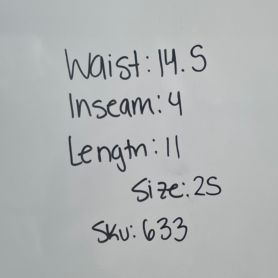 [BLANKNYC] The Barrow White Eyelet Denim Shorts Size 25 Raw Hem