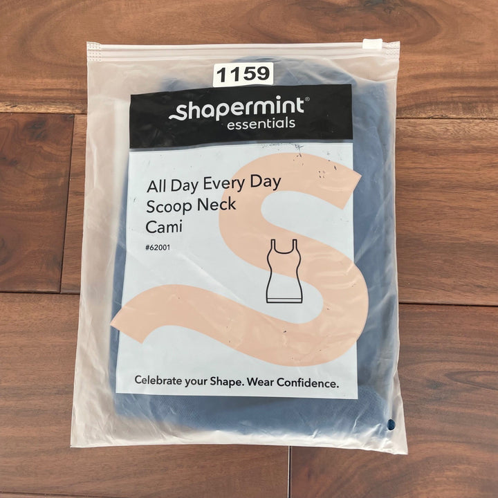 Shapermint Essentials All Day Every Day Scoop Neck Cami Blue Heather Grey Size L