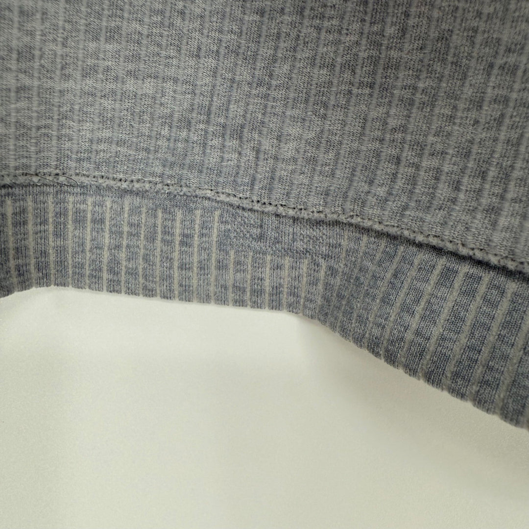 Lululemon Grey Ribbed Racerback Tank Top Sleeveless Mock Neck Athleisure Size 4