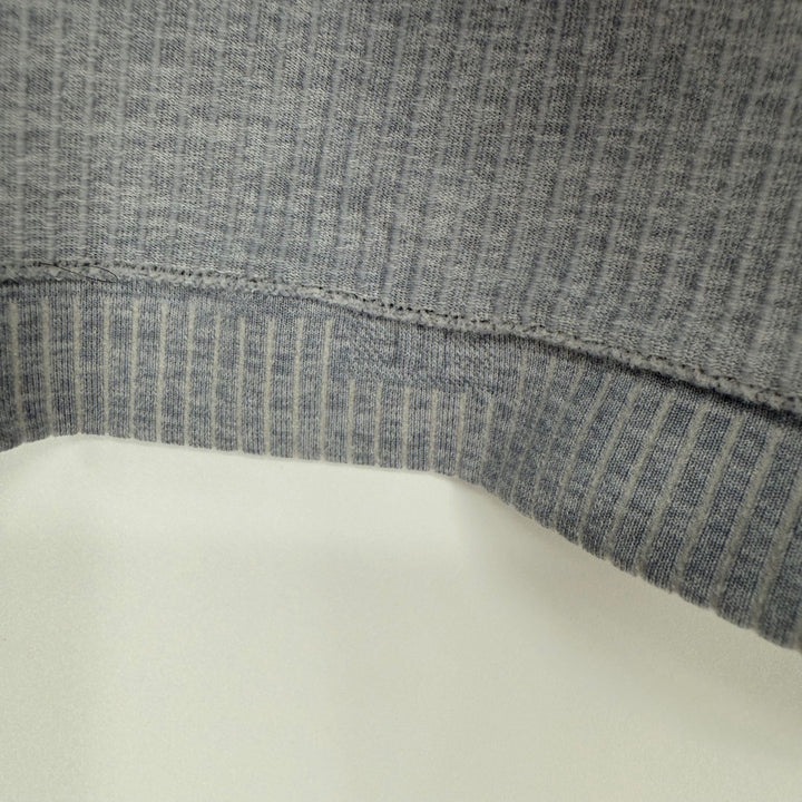 Lululemon Grey Ribbed Racerback Tank Top Sleeveless Mock Neck Athleisure Size 4