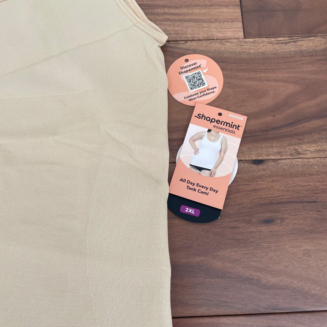 Shapermint Essentials All Day Every Day Tank Cami Chai XXL