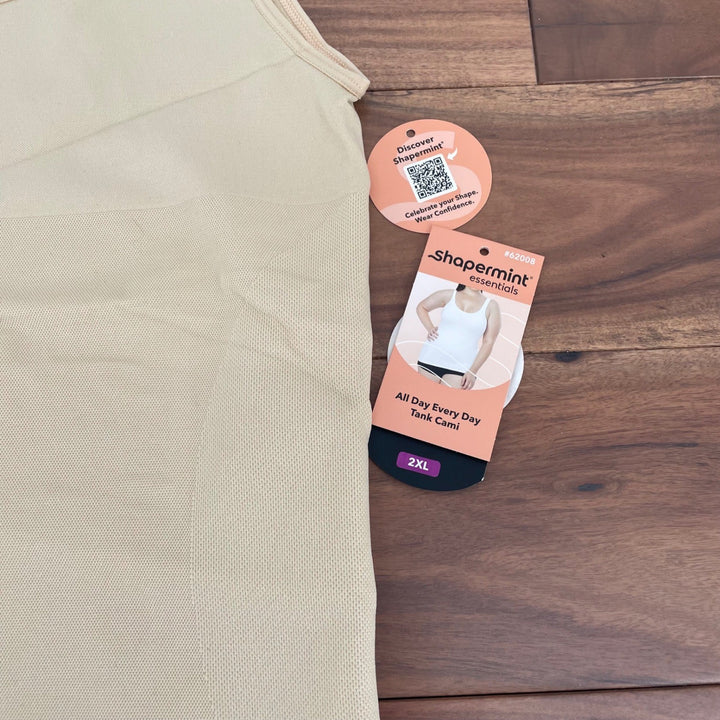 Shapermint Essentials All Day Every Day Tank Cami Chai XXL
