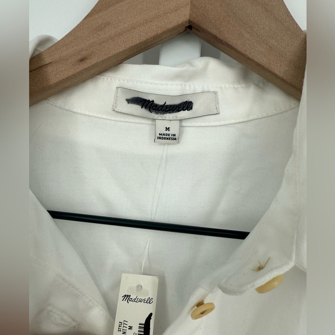 Madewell Relaxed Dolman Button-Up Shirt Size M