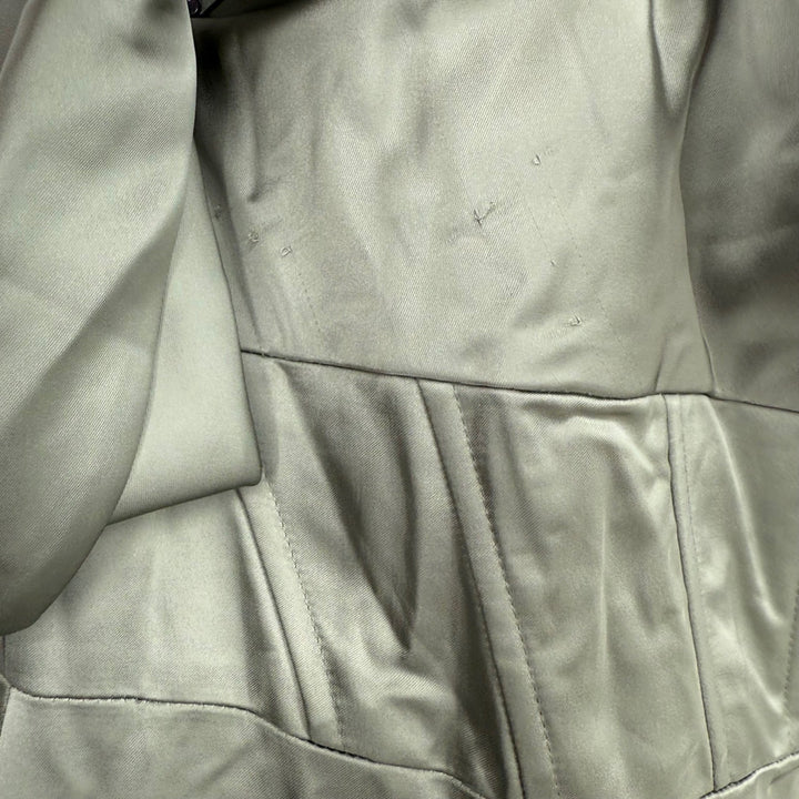 After Six A-Line Satin Maxi Dress With Convertible Off-The-Shoulder Dress