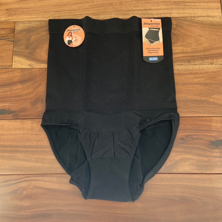 Shapermint Essentials All Day Every Day High Waisted Shaper Panty Black XL/XXL