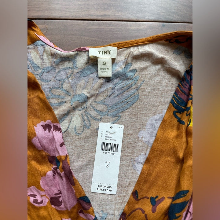 Anthropologie Tiny Venus Knit Wrap Top Size S