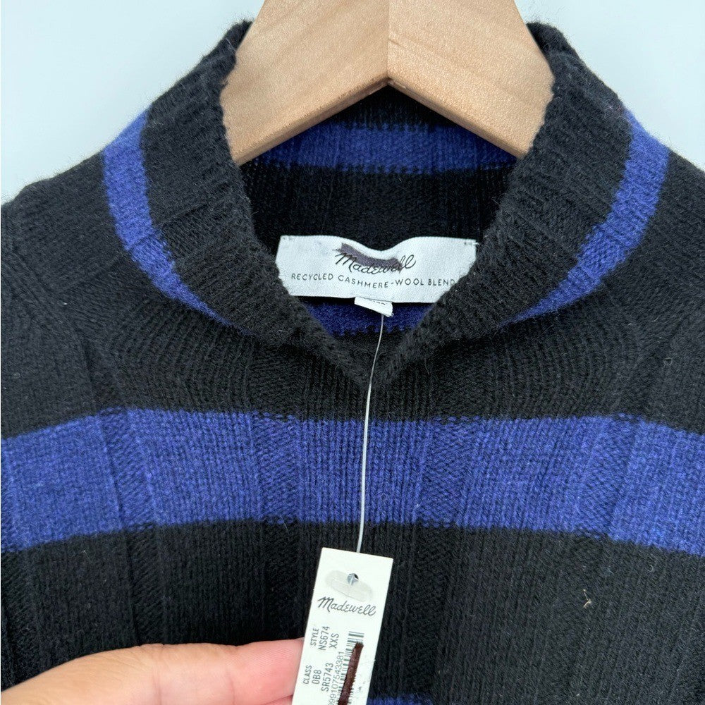 Madewell Ribbed Cashmere-Wool Blend Pullover Sweater Size XXS