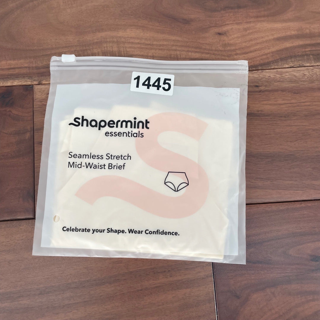 Shapermint Essentials Seamless Stretch Mid Waist Brief Panty BGE Size S-XL