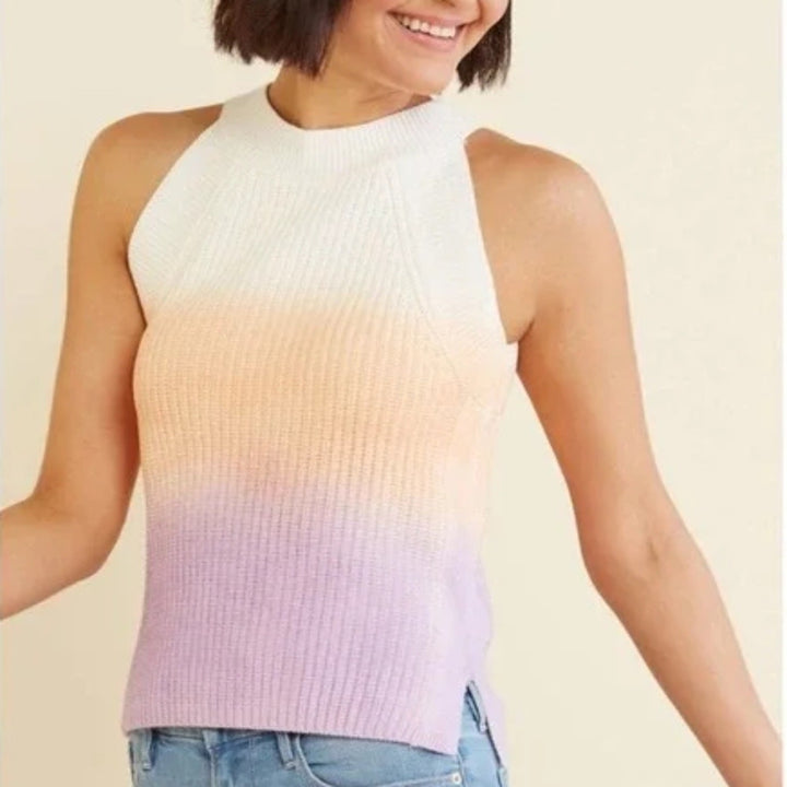 525 America Spray Dye Sweater Tank Size L