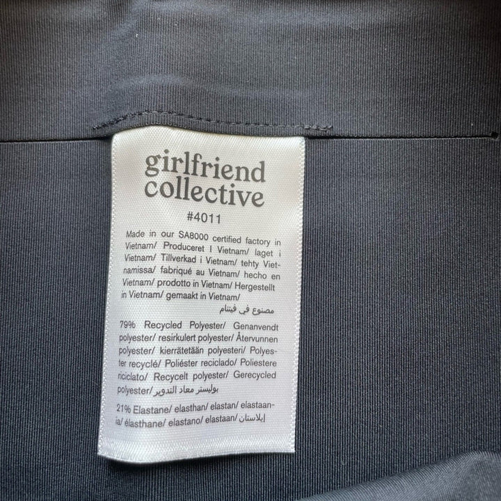 Girlfriend Collective Plum High-Rise Bike Short Size S