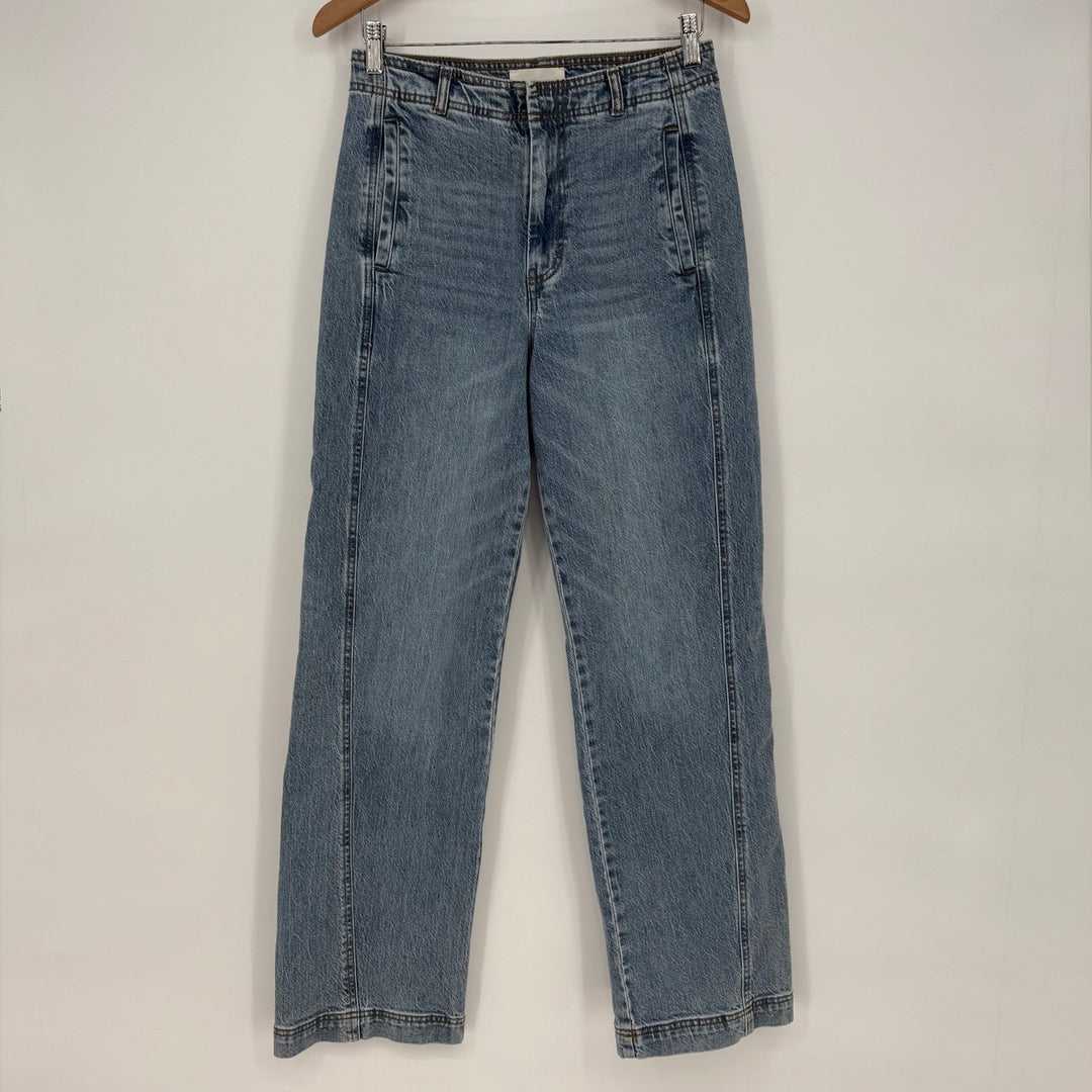 Habitual Denim Jeans Women's Size 4/27 Light Wash High Rise Straight Leg