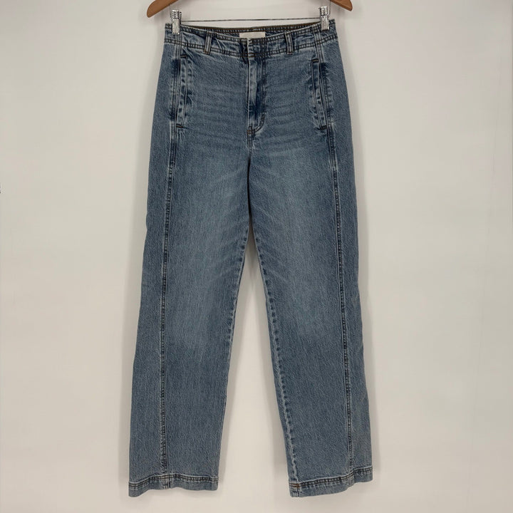 Habitual Denim Jeans Women's Size 4/27 Light Wash High Rise Straight Leg