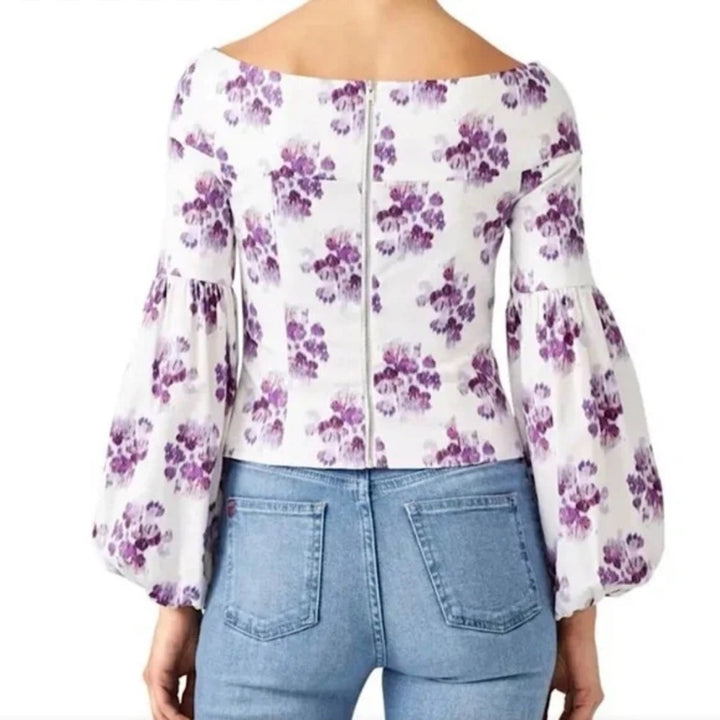 Amur Floral Shanae Top Size XS
