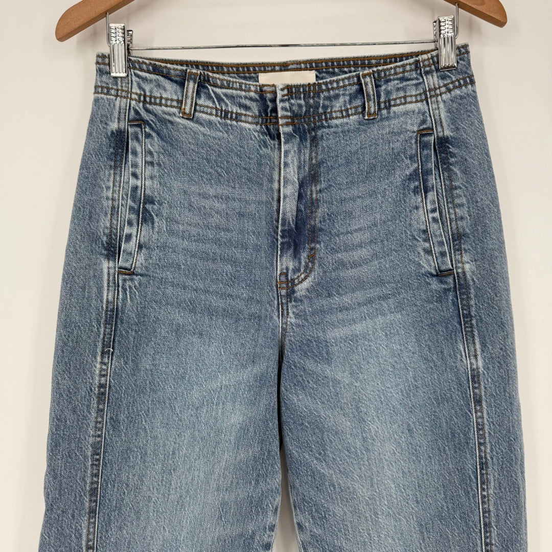 Habitual Denim Jeans Women's Size 4/27 Light Wash High Rise Straight Leg