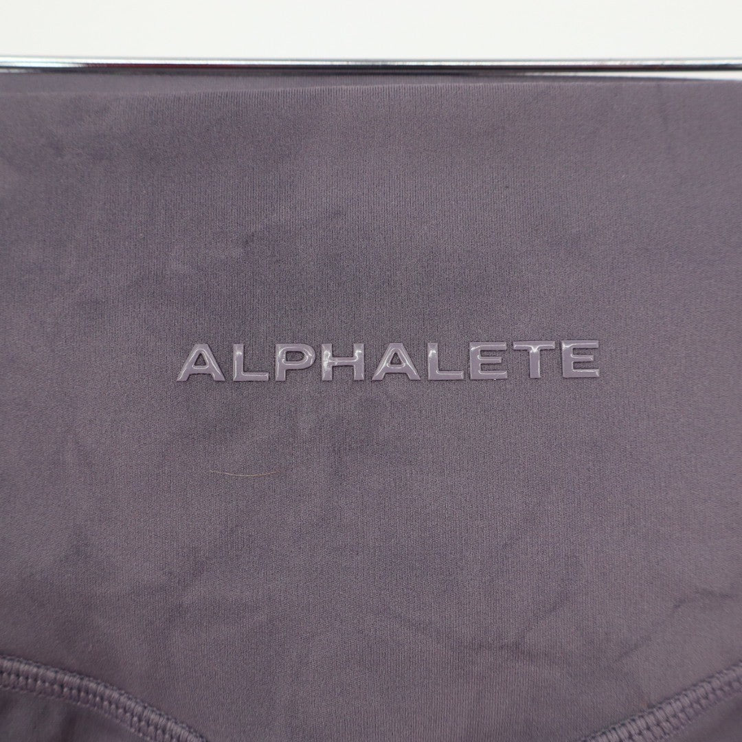 Alphalete Athletics Tie Dye High Waisted Biker Shorts Gray Size L