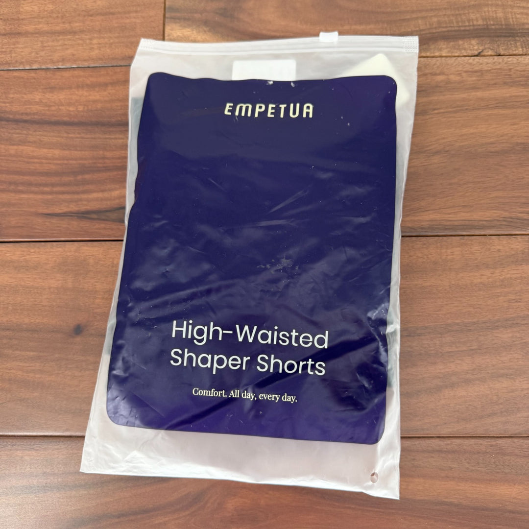 Empetua All Day Every Day High Waisted Shaper Shorts Womens XL/2XL Black Stretch