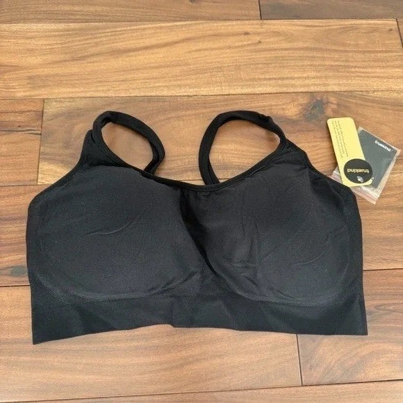 Truekind Daily Comfort Wirefree Shaper Bra Black Size L