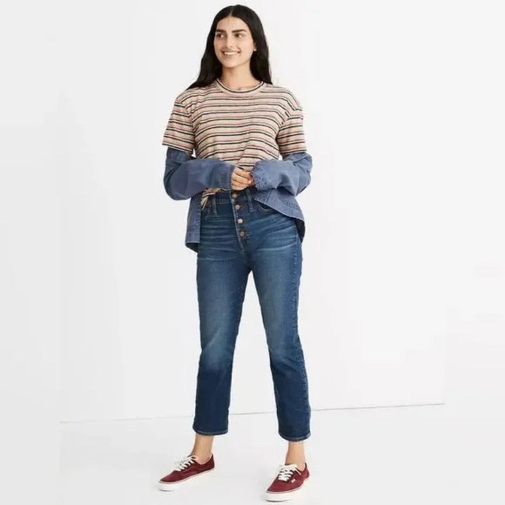 Madewell The Perfect Vintage Crop Jeans Size 26