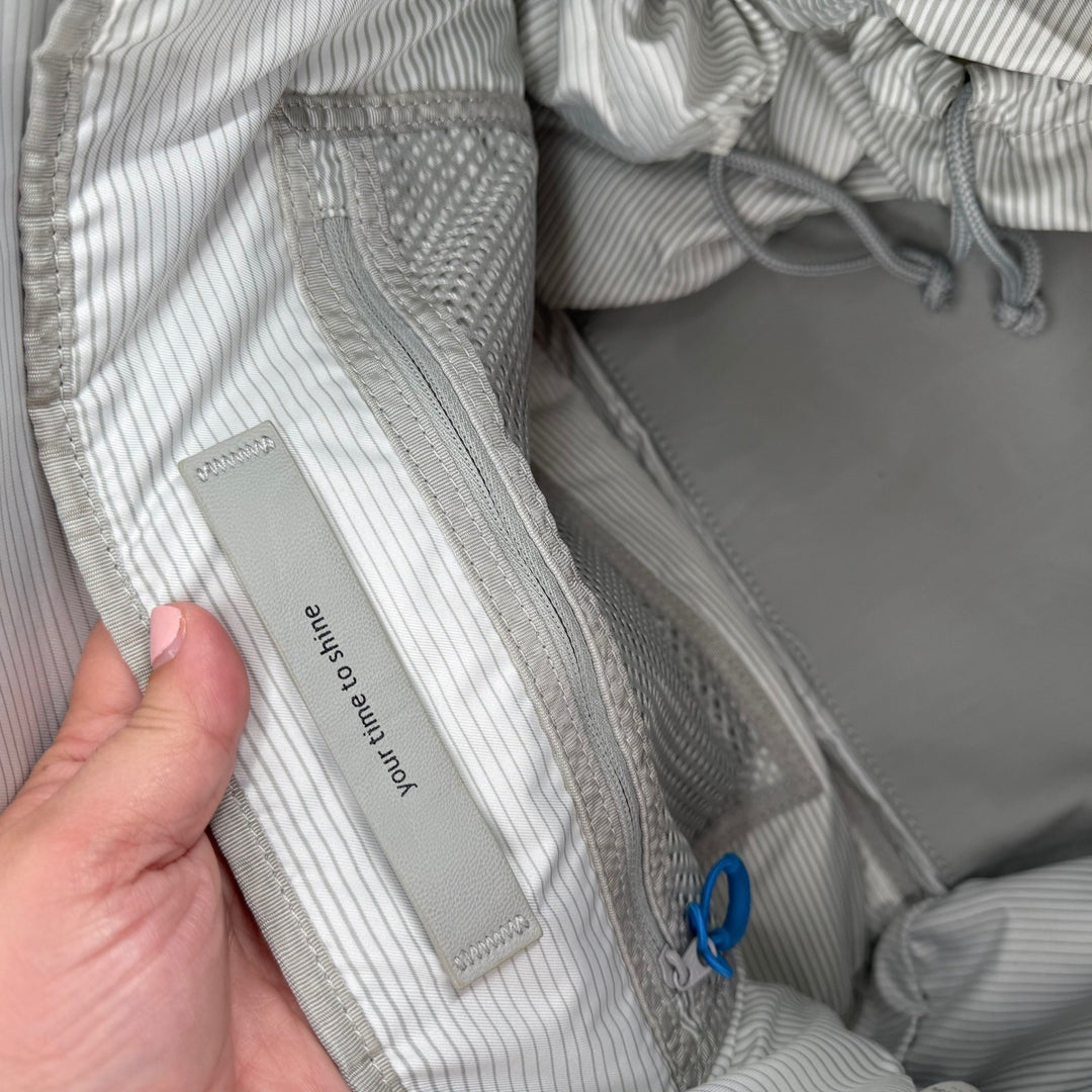 Lululemon Black Nylon Duffel Bag Gym Travel Weekender Sport Carryall