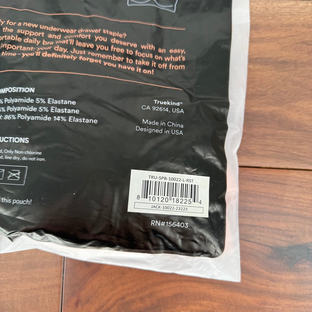 Truekind Daily Comfort Wirefree Shaper Bra Black Everyday Lingerie