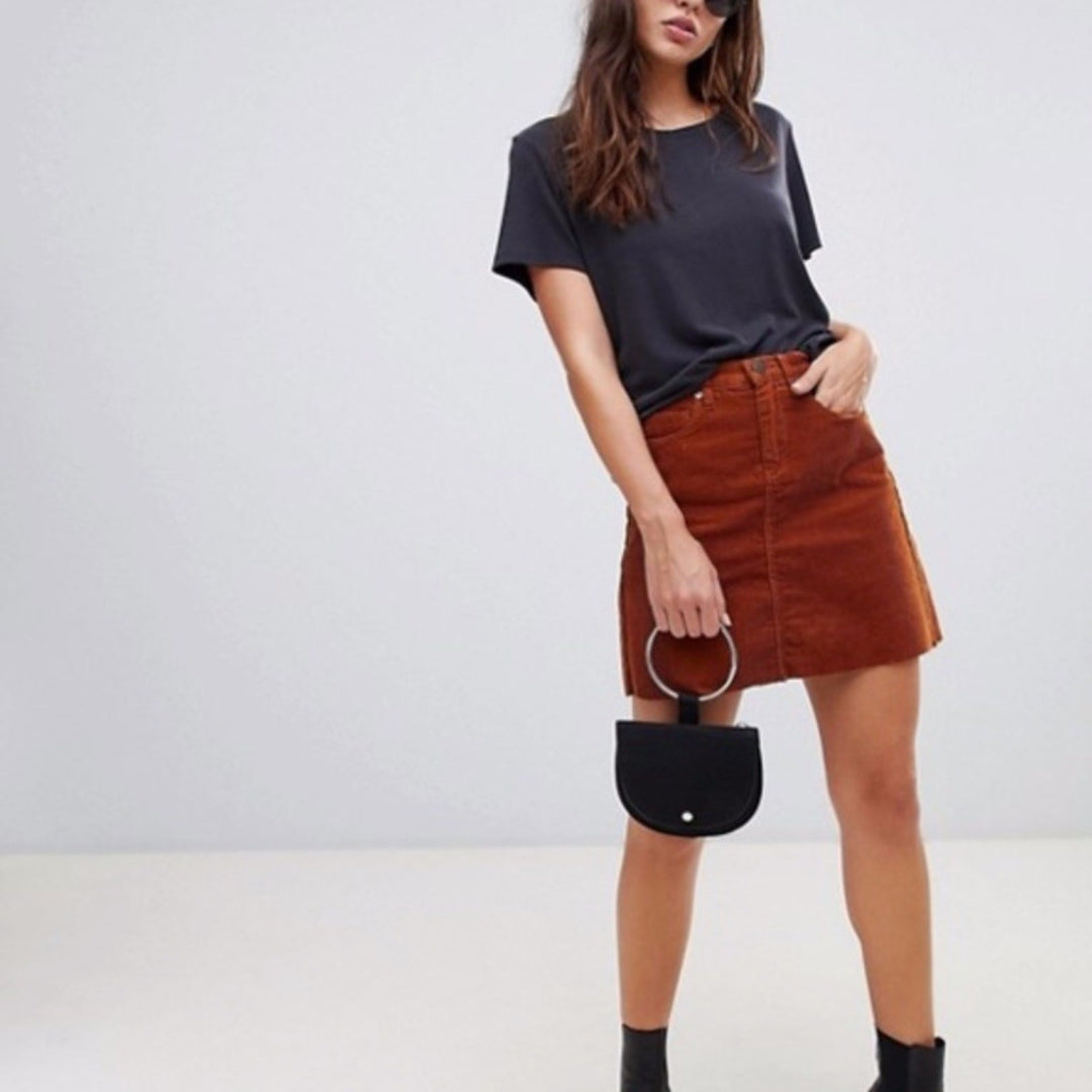 Blank NYC Clockwork Copper Skirt Size 27