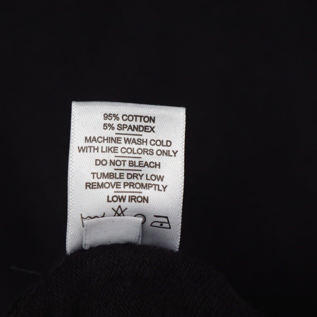 American Giant Black Long Sleeve Quarter Zip Sweatshirt Dress Made in USA Size S