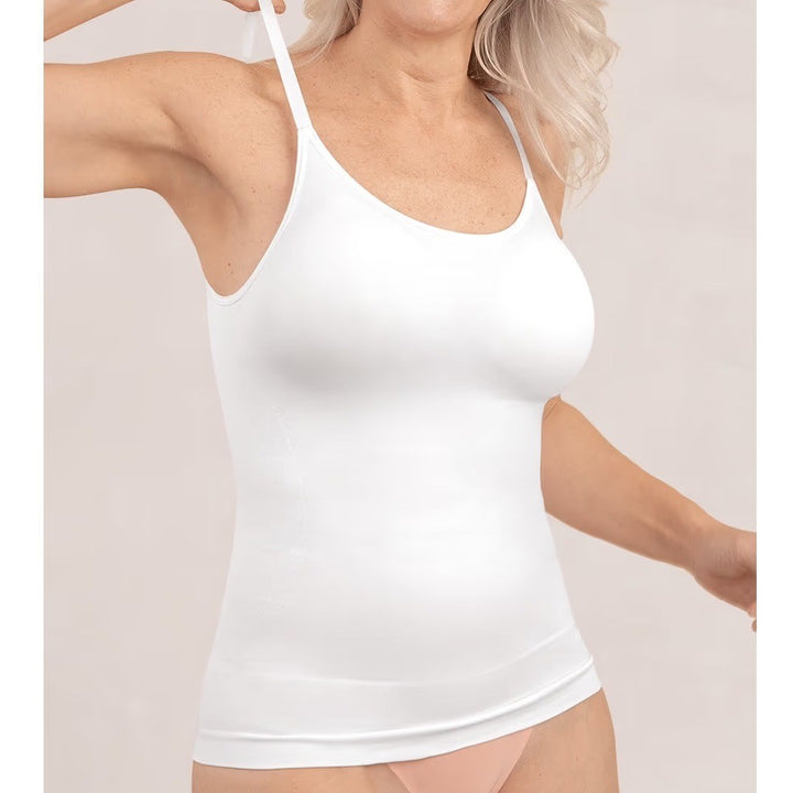 Empetua Scoop Neck Cami 3XL White Comfort All Day Everyday Shapewear Tank