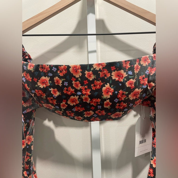 Rumer Soraya Crop Top Black Size M