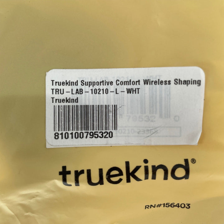 Truekind Supportive Comfort Wireless Shaping Bra L White