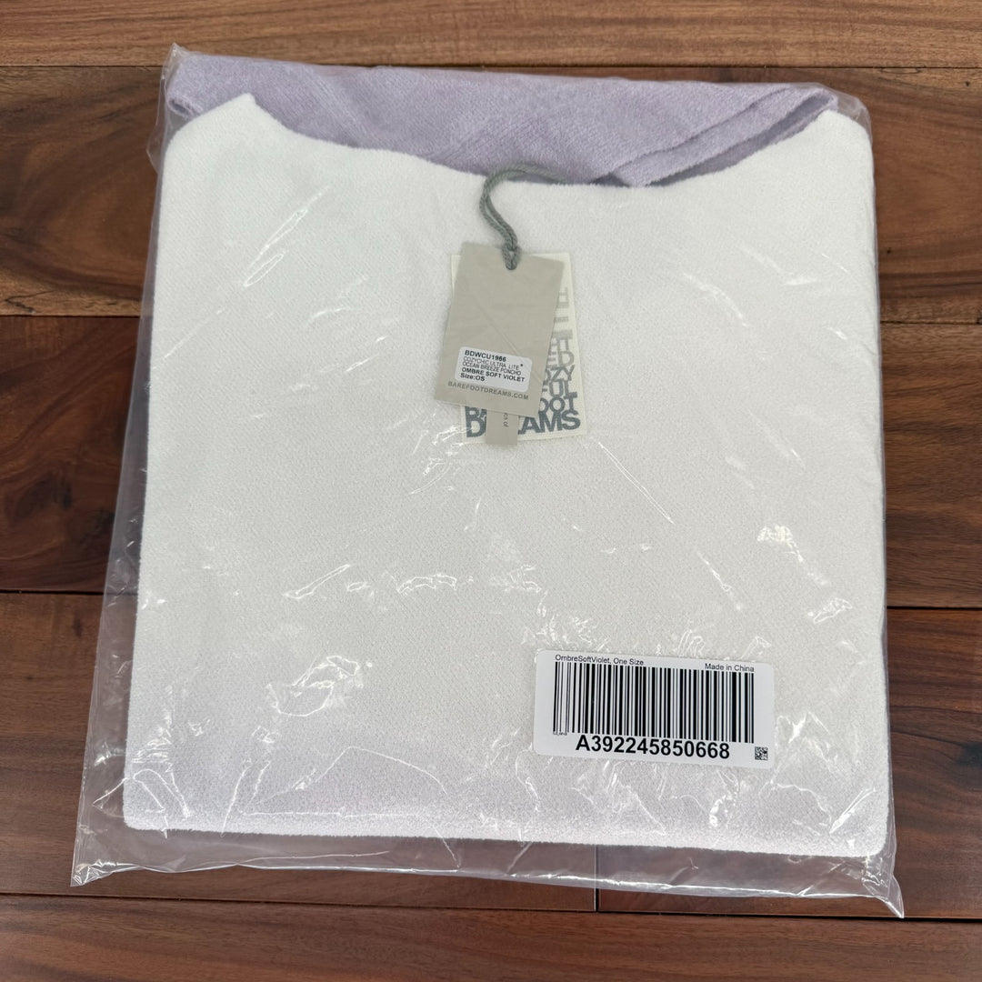 Barefoot Dreams CozyChic Ultra Lite Ocean Breeze Poncho Womens Violet Ombre