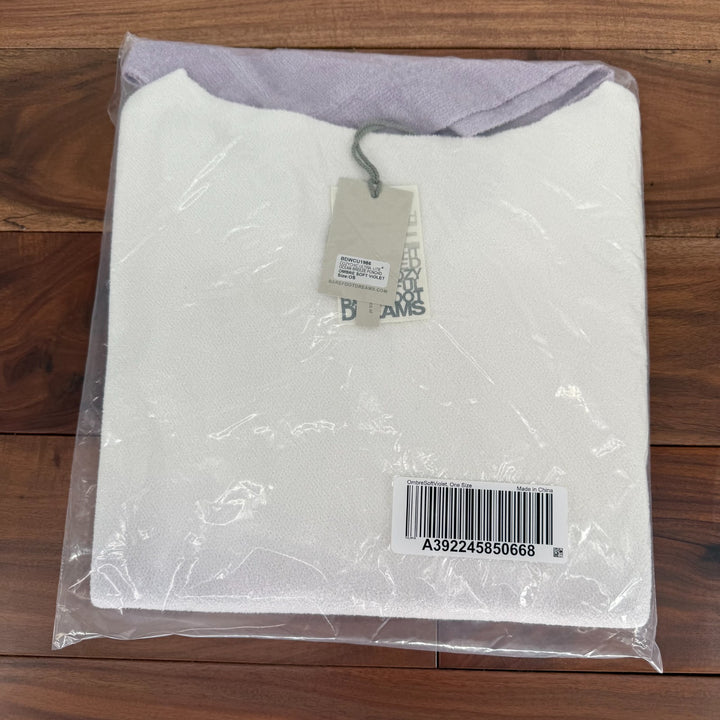 Barefoot Dreams CozyChic Ultra Lite Ocean Breeze Poncho Womens Violet Ombre