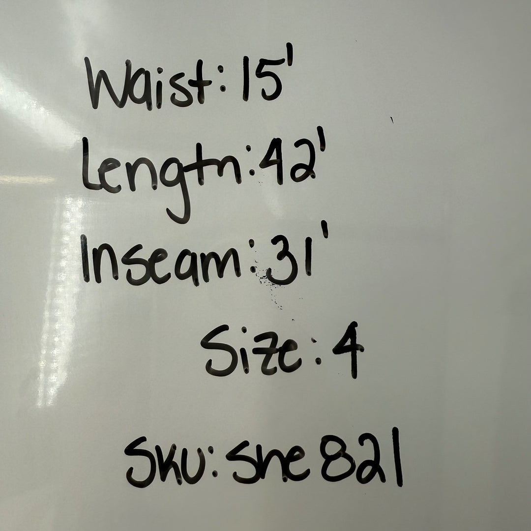 American Eagle Flared Distressed Jeans Blue Denim Next Level Stretch Size 4