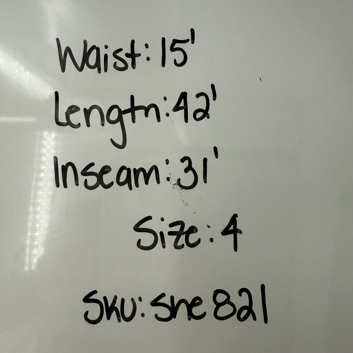 American Eagle Flared Distressed Jeans Blue Denim Next Level Stretch Size 4