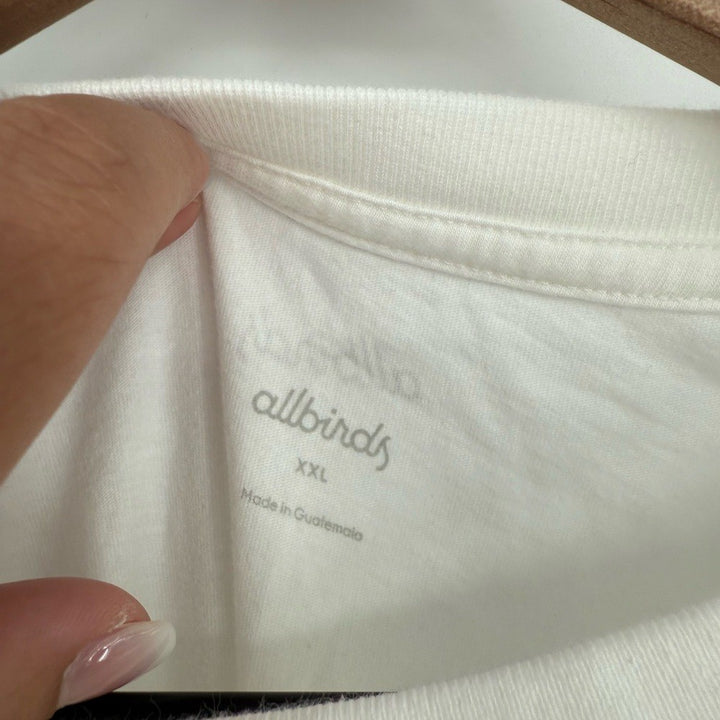 Allbirds Women's Cotton Long Sleeve Tee Blizzard Size XXL