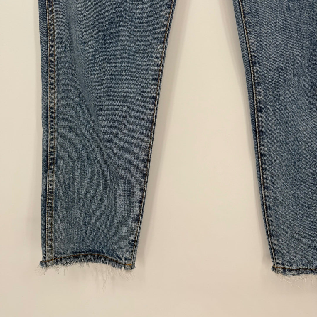 The Great Distressed High Rise Button Fly Women's Denim Jeans Size 27