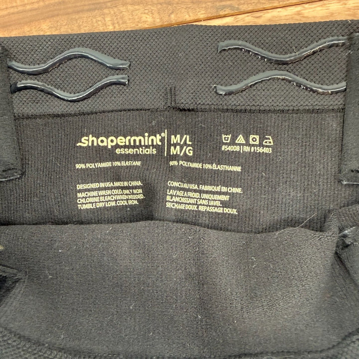 Shapermint Essentials All Day Every Day High-Waisted Shaper Panty Black M L