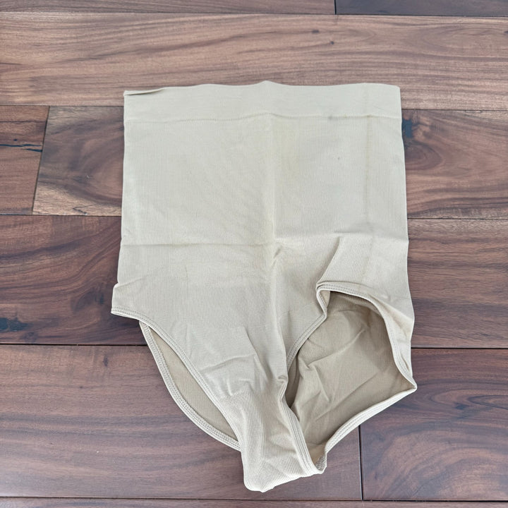 Shapermint Empetua High Waisted Shaper Panty Womens M/L Nude Stretch Shapewear