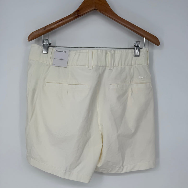 Nike Victory Golf Shorts Womens L White DA3209-100 Dri-FIT Standard Fit