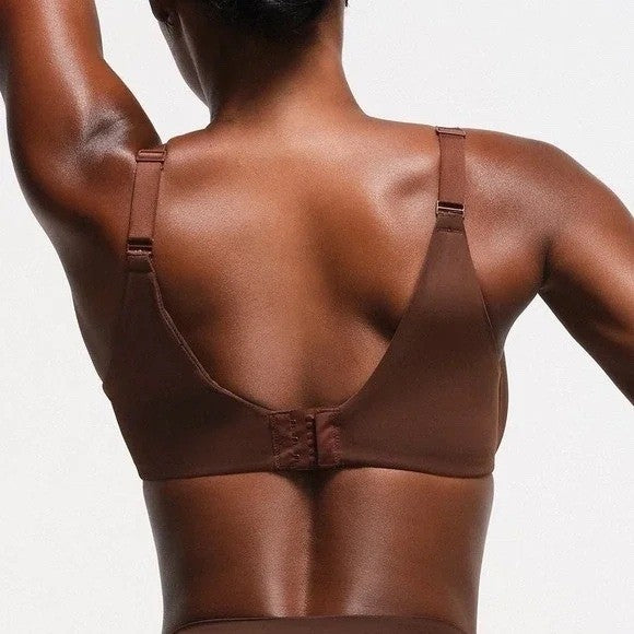 SKIMS Smoothing Intimates Full Coverage Lightly Lined Bra Cocoa Size 44D