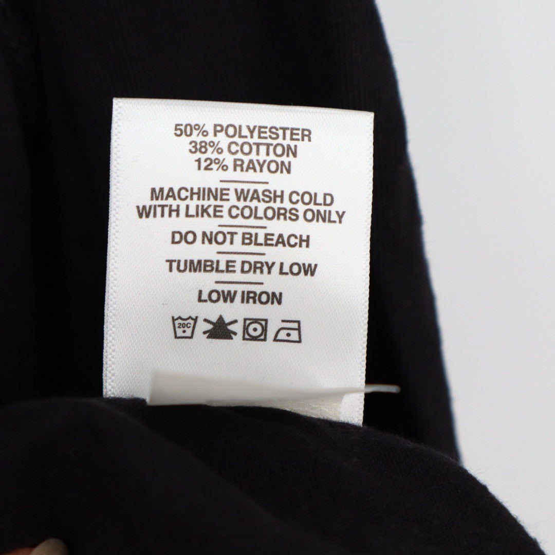 American Giant Black Full Zip Hoodie XL Made in USA Lightweight