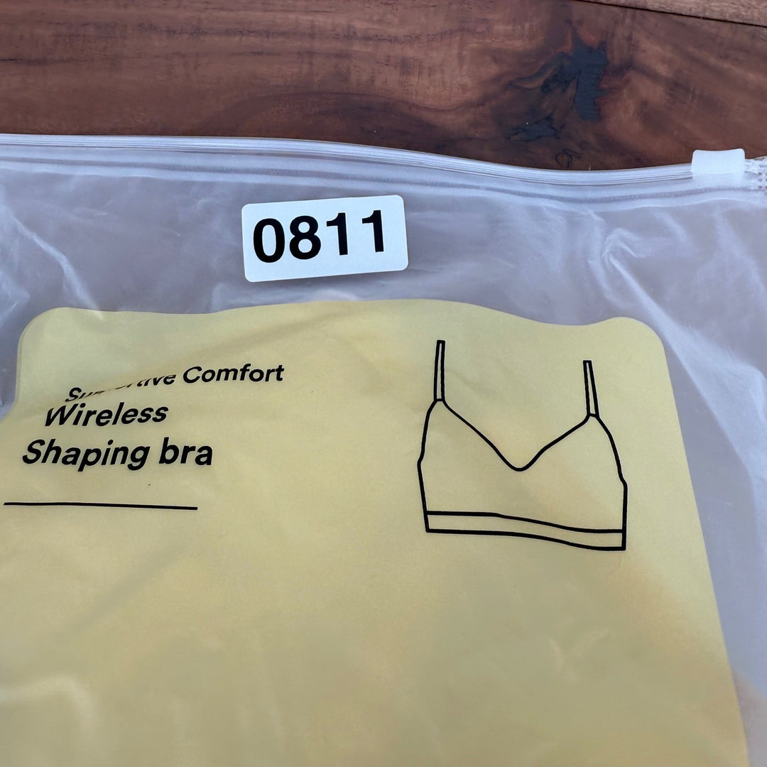Truekind Supportive Comfort Wireless Shaping Bra, Chai, New