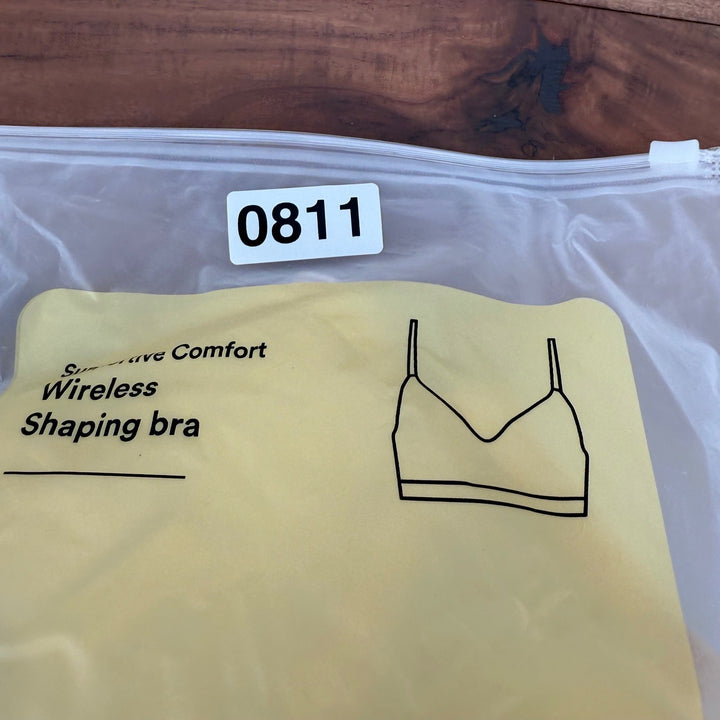 Truekind Supportive Comfort Wireless Shaping Bra, Chai, New