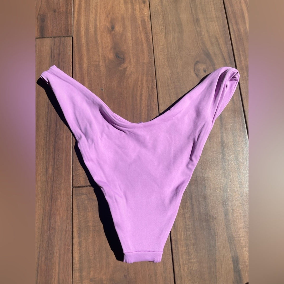 L Space Cabana High Leg Cheeky Bikini Bottom Size S